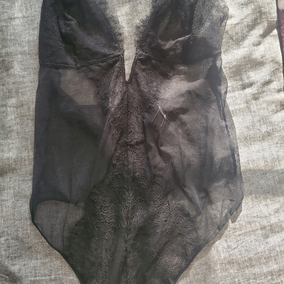 Victoria's Secret Black Bodysuit. - Picture 2 of 3